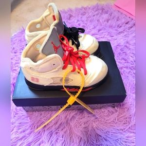 Jordan 5 retro off-white sneakers